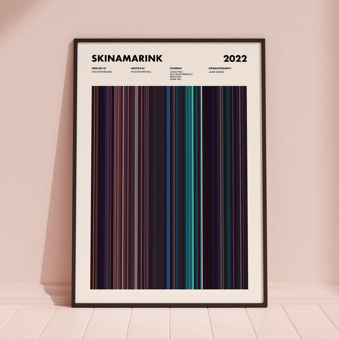 Skinamarink Movie Barcode Poster