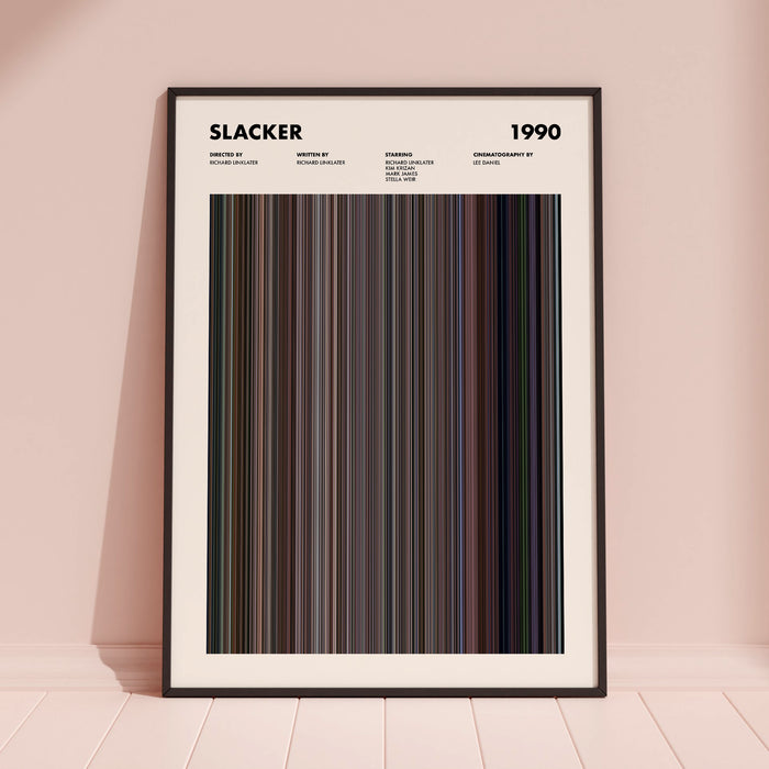 Slacker Movie Barcode Poster