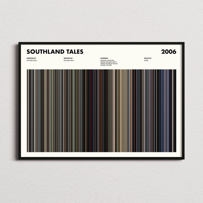 Southland Tales Movie Barcode Poster