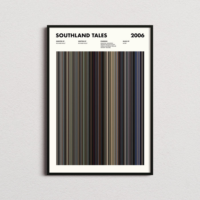 Southland Tales Movie Barcode Poster