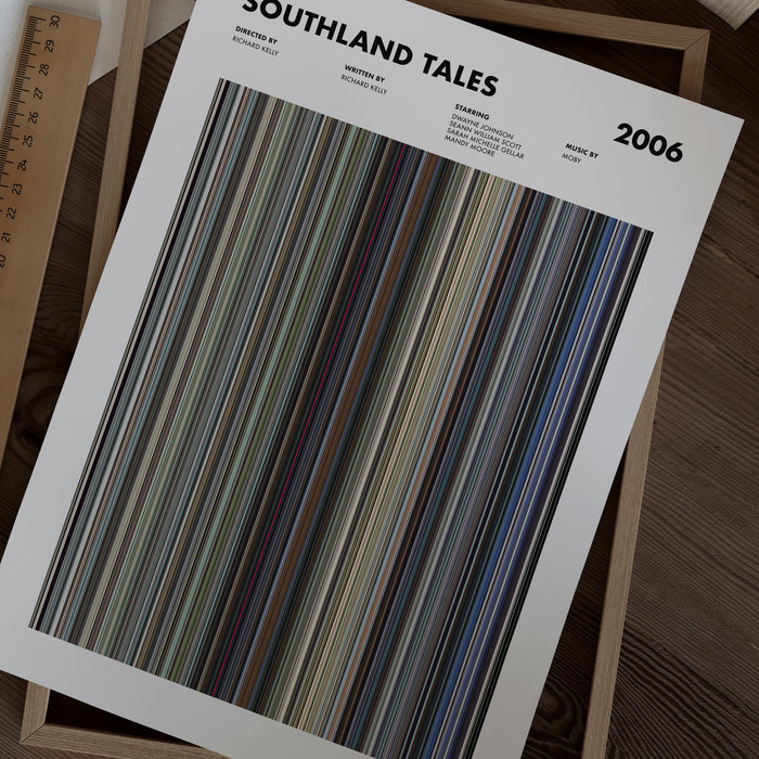 Southland Tales Movie Barcode Poster