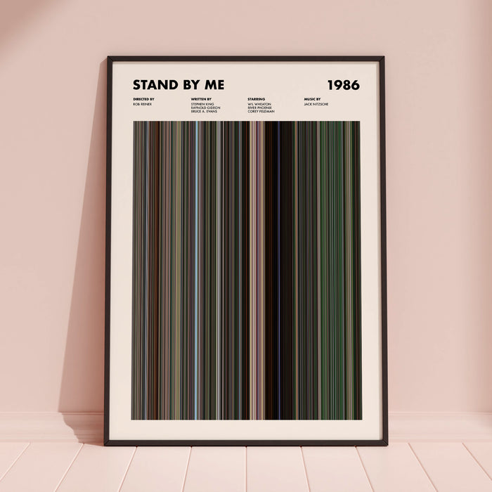 Stand By Me Movie Barcode Poster