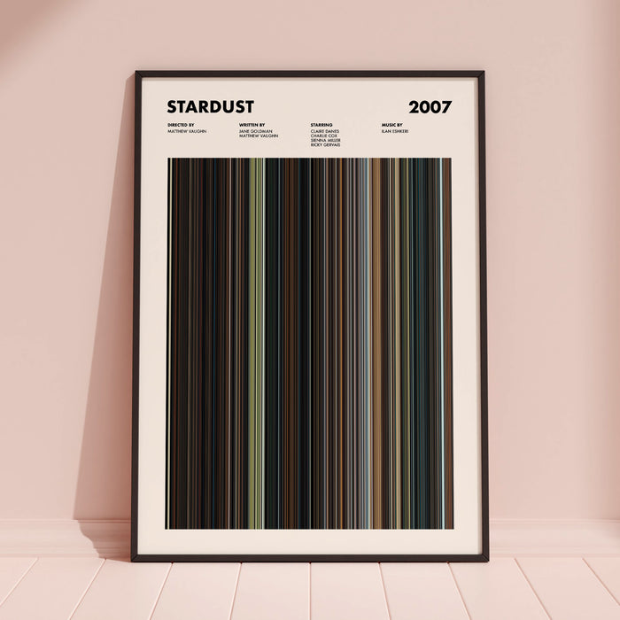 Stardust Movie Barcode Poster