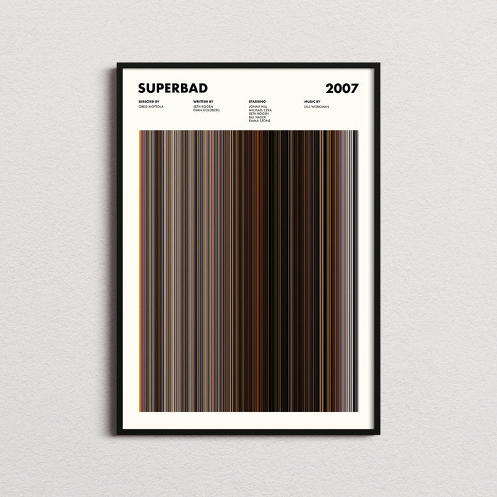 Superman Movie Barcode Movie Barcode Poster