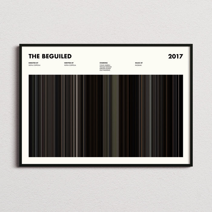 The Beguiled Movie Barcode Movie Barcode Poster