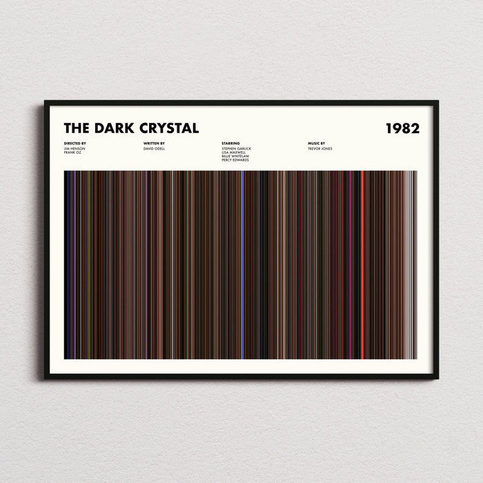 The Dark Crystal Movie Barcode Poster