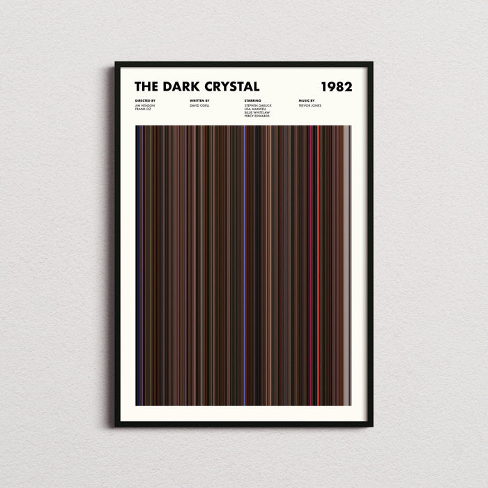 The Dark Crystal Movie Barcode Poster