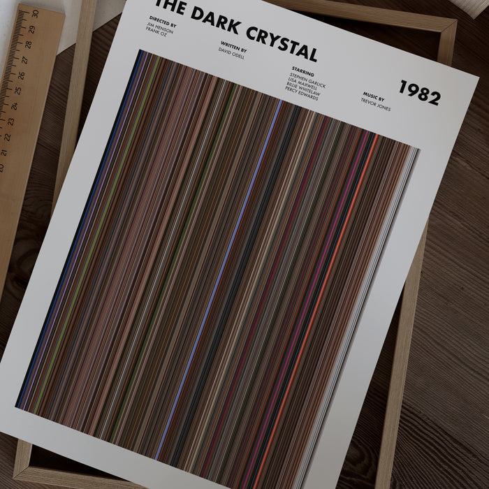 The Dark Crystal Movie Barcode Poster