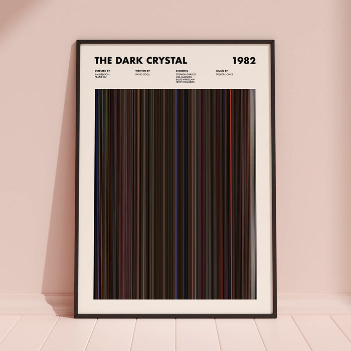 The Dark Crystal Movie Barcode Poster