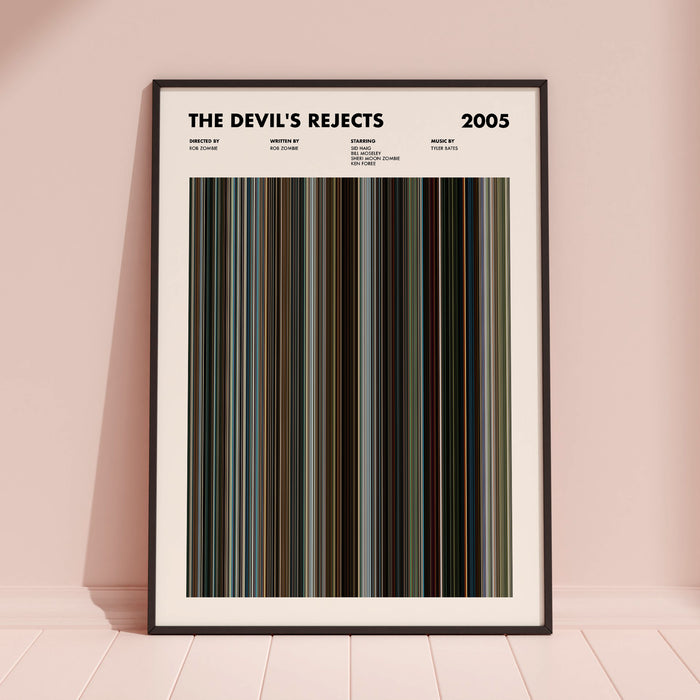 The Devil's Rejects Movie Barcode Poster