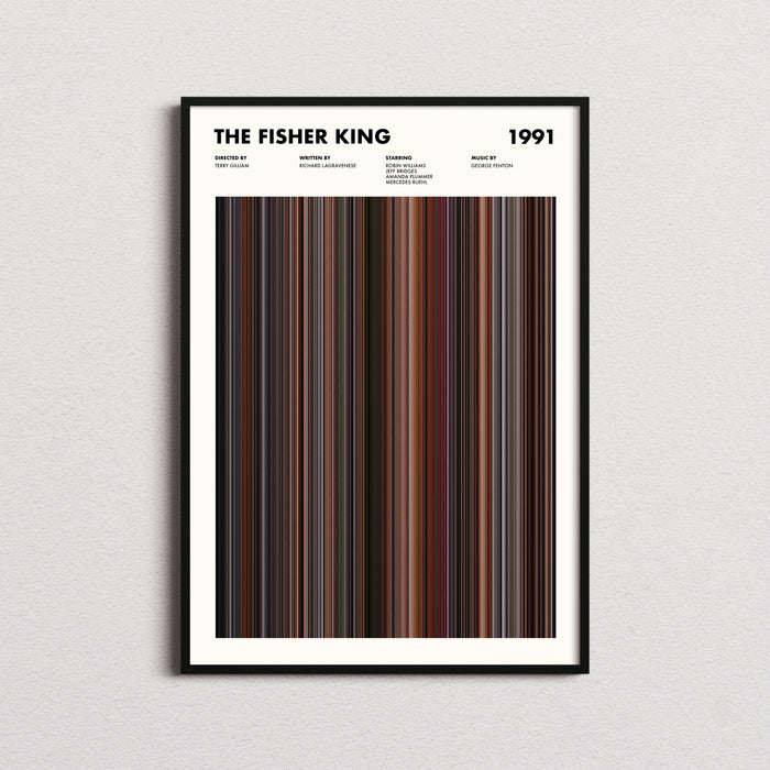 The Fisher King Movie Barcode Poster