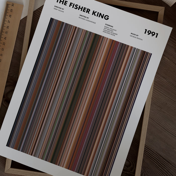 The Fisher King Movie Barcode Poster