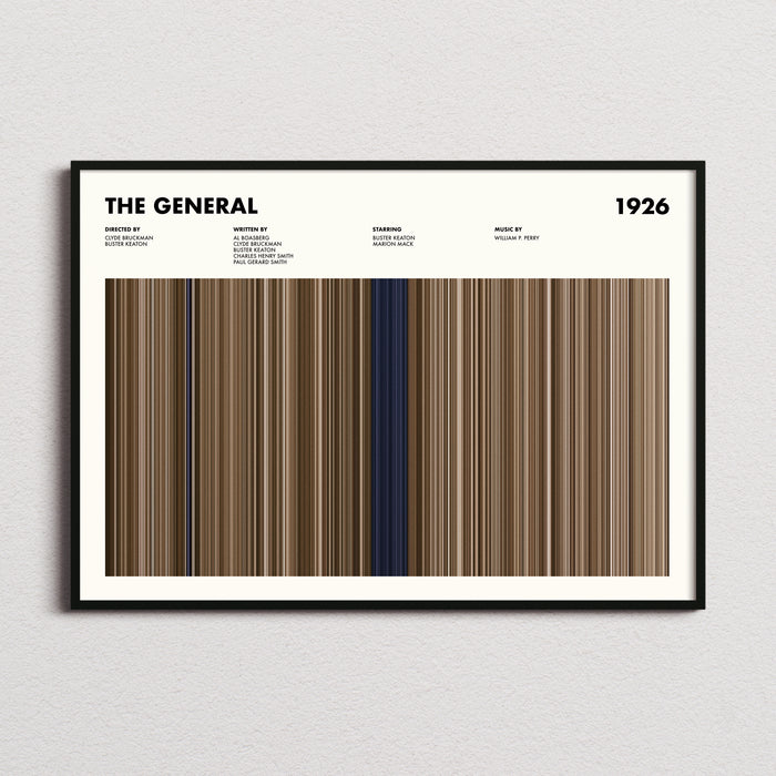 The General Movie Barcode Poster