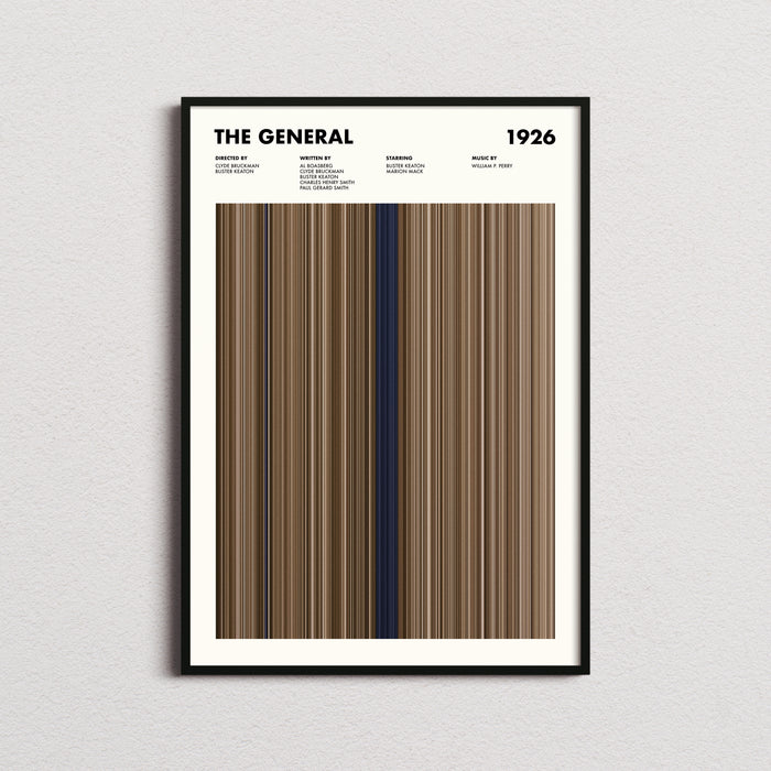 The General Movie Barcode Poster