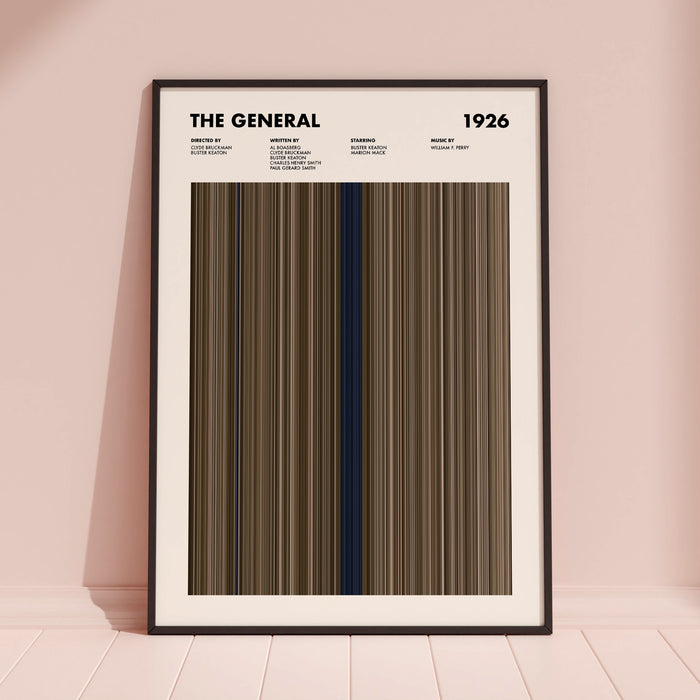 The General Movie Barcode Poster