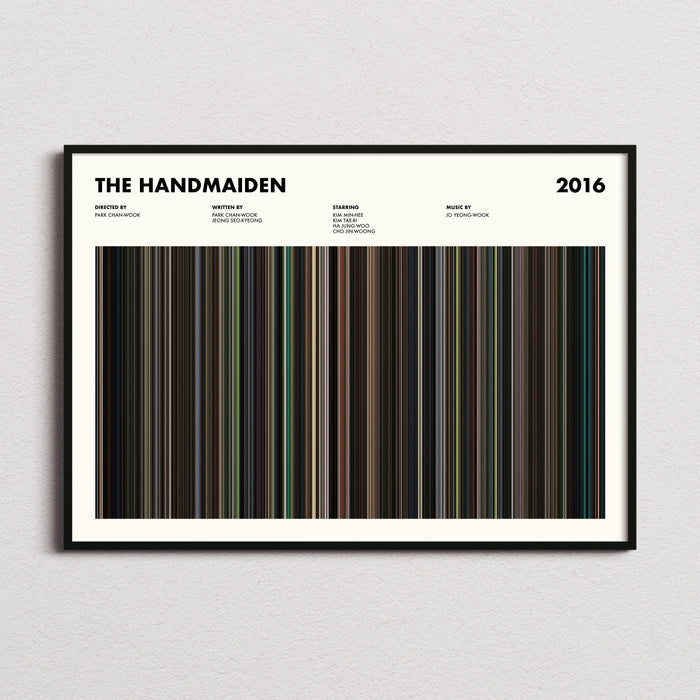 The Handmaiden Movie Barcode Poster