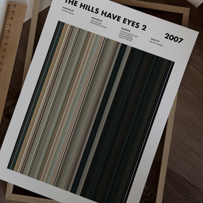 The Hills Have Eyes 2 Movie Barcode Poster