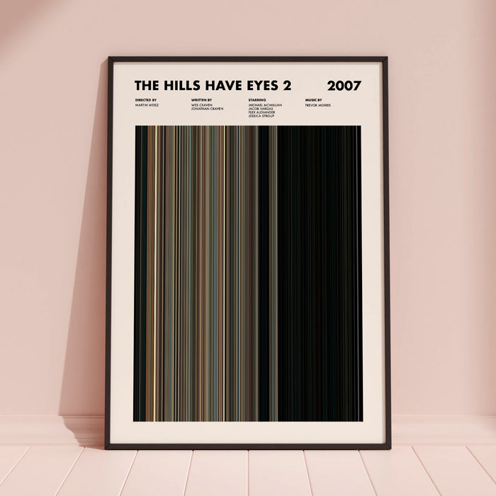 The Hills Have Eyes 2 Movie Barcode Poster