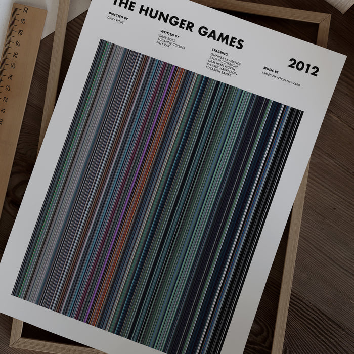 The Hunger Games Movie Barcode Poster