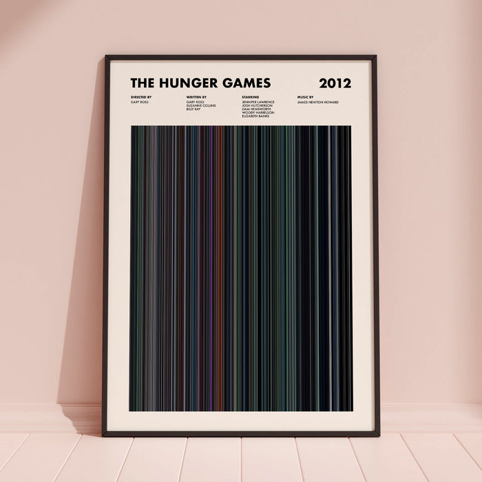 The Hunger Games Movie Barcode Poster