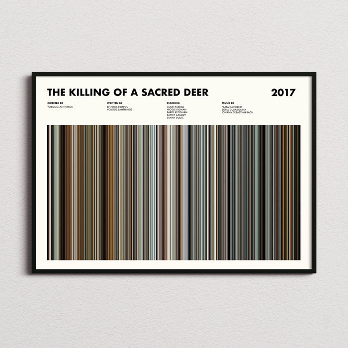 The Killing Of A Sacred Deer Movie Barcode Poster