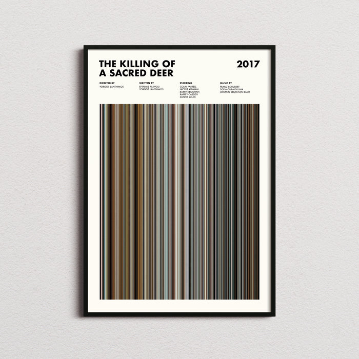 The Killing Of A Sacred Deer Movie Barcode Poster