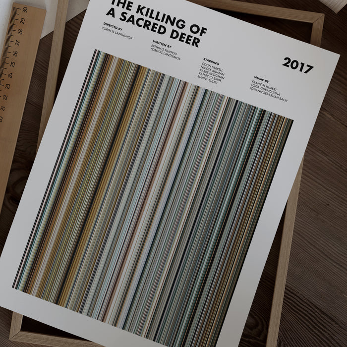 The Killing Of A Sacred Deer Movie Barcode Poster