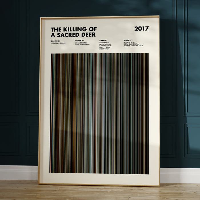 The Killing Of A Sacred Deer Movie Barcode Poster