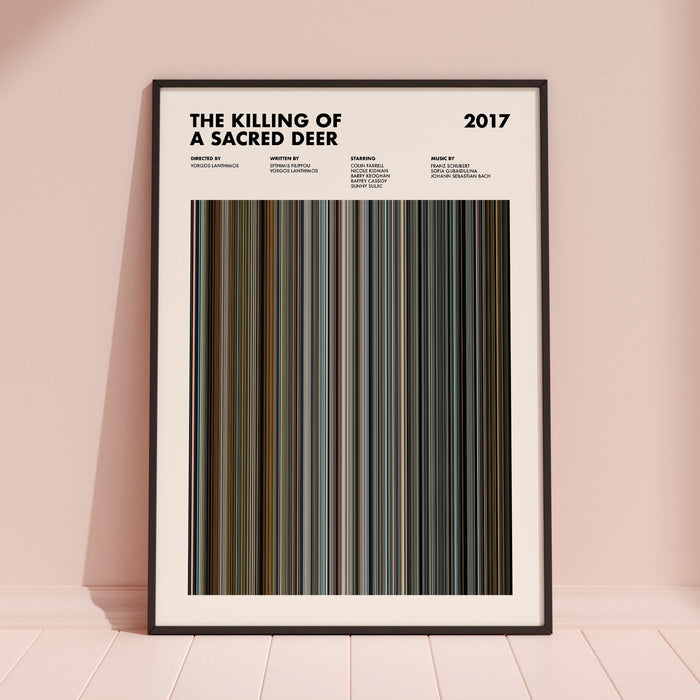 The Killing Of A Sacred Deer Movie Barcode Poster