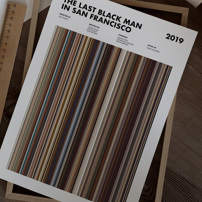 The Last Black Man In San Francisco Movie Barcode Poster