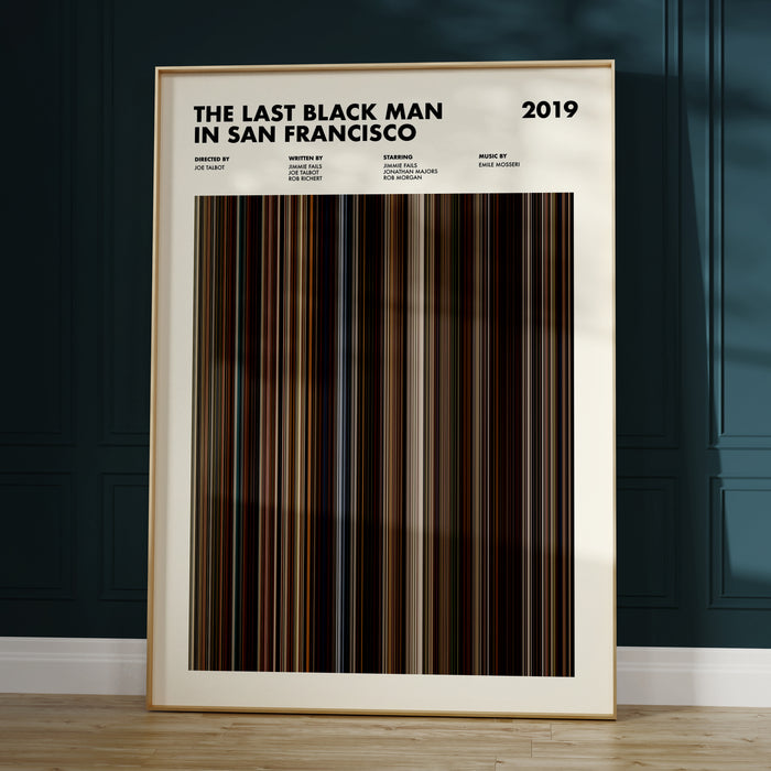 The Last Black Man In San Francisco Movie Barcode Poster