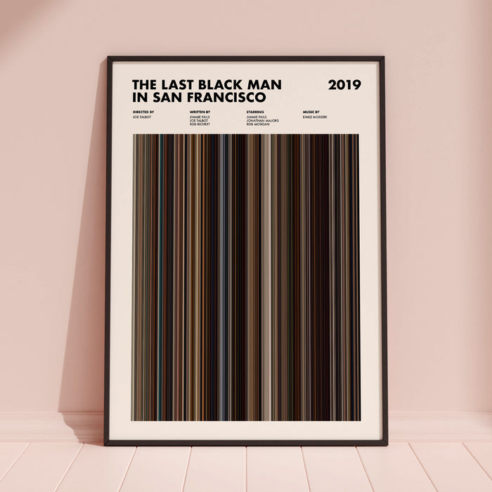 The Last Black Man In San Francisco Movie Barcode Poster