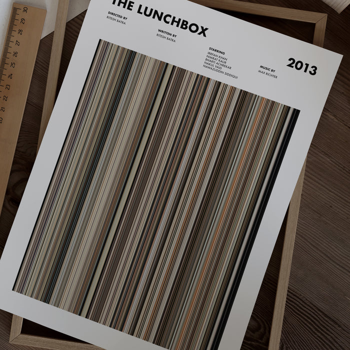 The Lunchbox Movie Barcode Poster