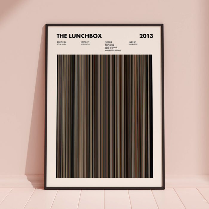 The Lunchbox Movie Barcode Poster