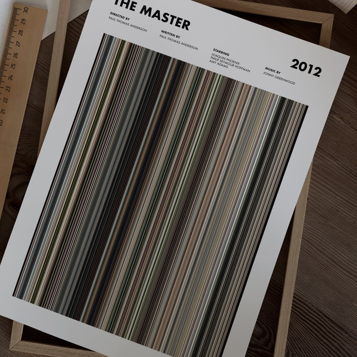 The Master Movie Barcode Poster