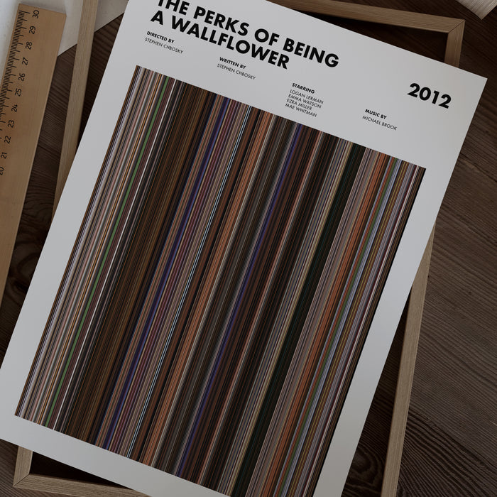 The Perks Of Being A Wallflower Movie Barcode Poster