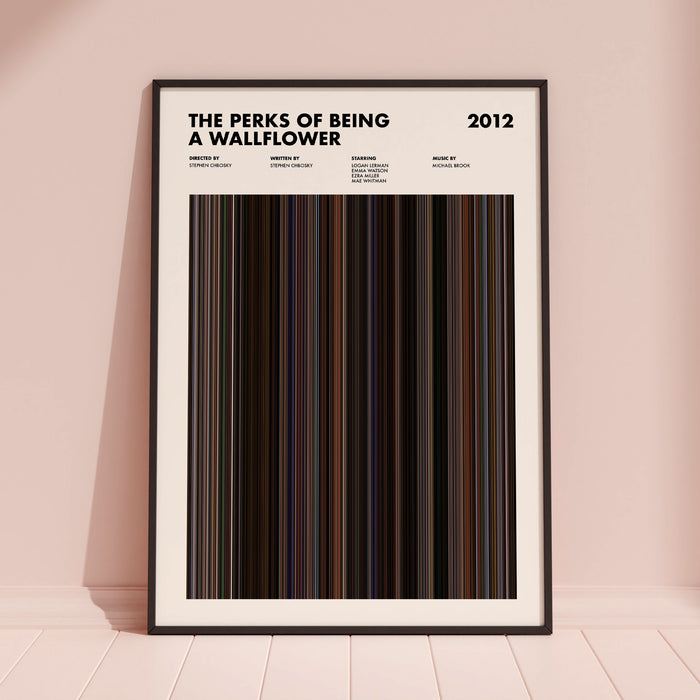 The Perks Of Being A Wallflower Movie Barcode Poster