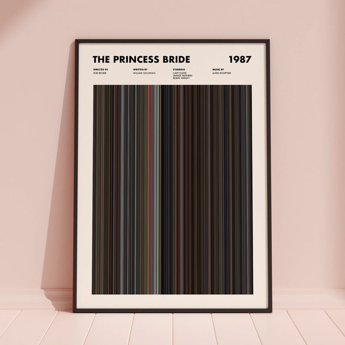 The Princess Bride Movie Barcode Poster