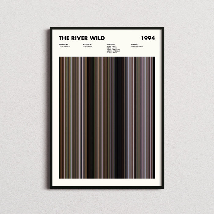 The River Wild Movie Barcode Poster