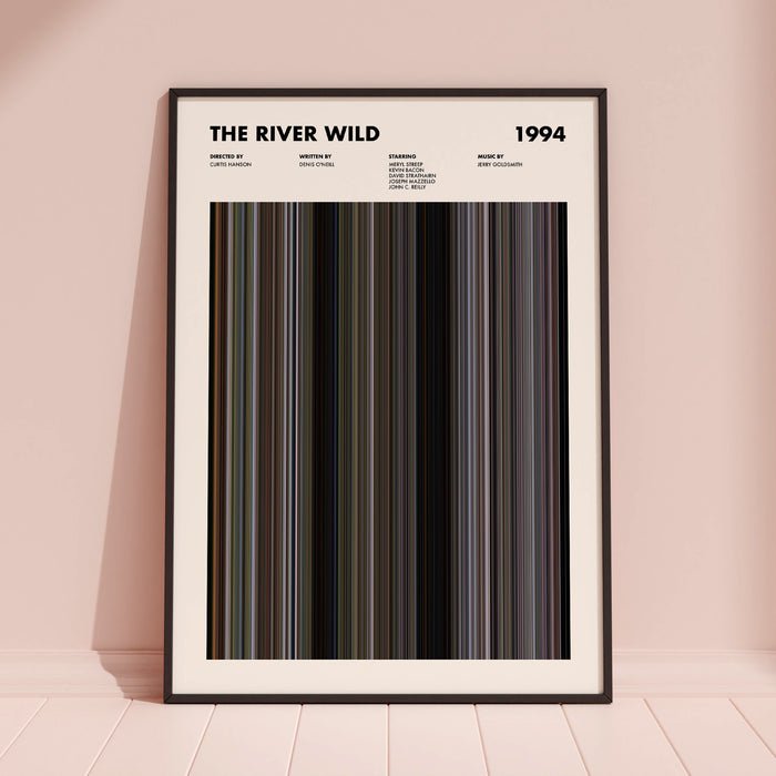 The River Wild Movie Barcode Poster