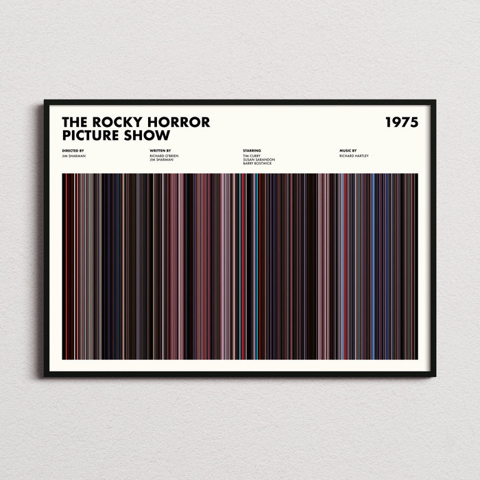 The Rocky Horror Picture Show Movie Barcode Poster