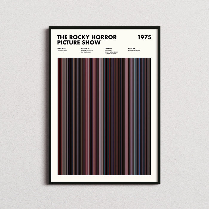 The Rocky Horror Picture Show Movie Barcode Poster