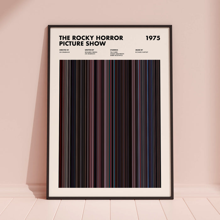 The Rocky Horror Picture Show Movie Barcode Poster