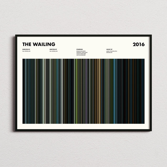 The Wailing Movie Barcode Poster