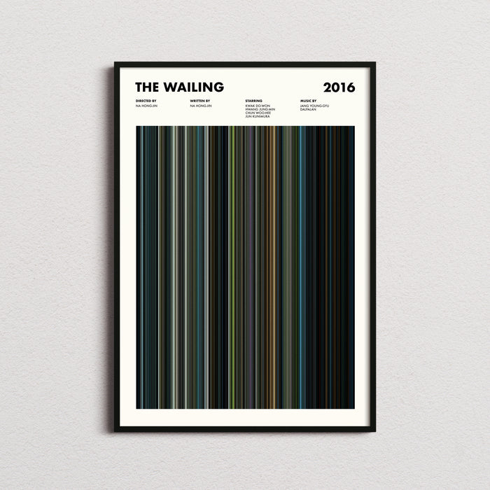 The Wailing Movie Barcode Poster