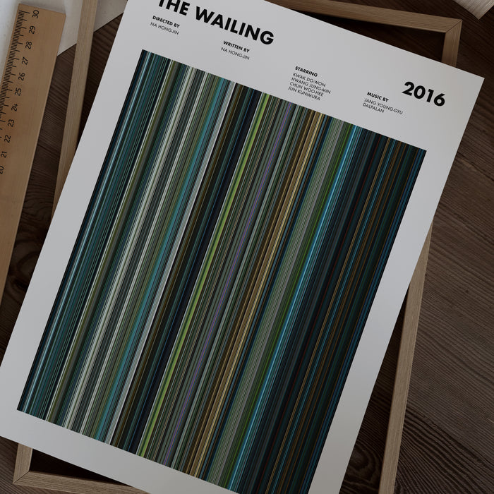 The Wailing Movie Barcode Poster