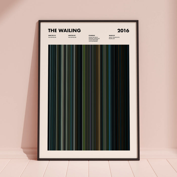 The Wailing Movie Barcode Poster