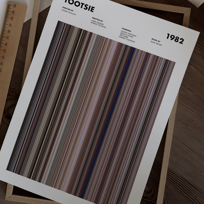 Tootsie Movie Barcode Poster