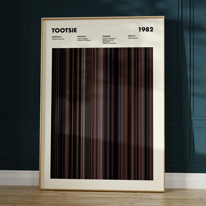 Tootsie Movie Barcode Poster