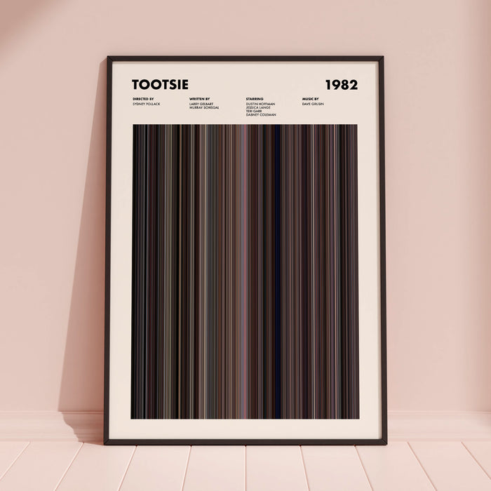 Tootsie Movie Barcode Poster